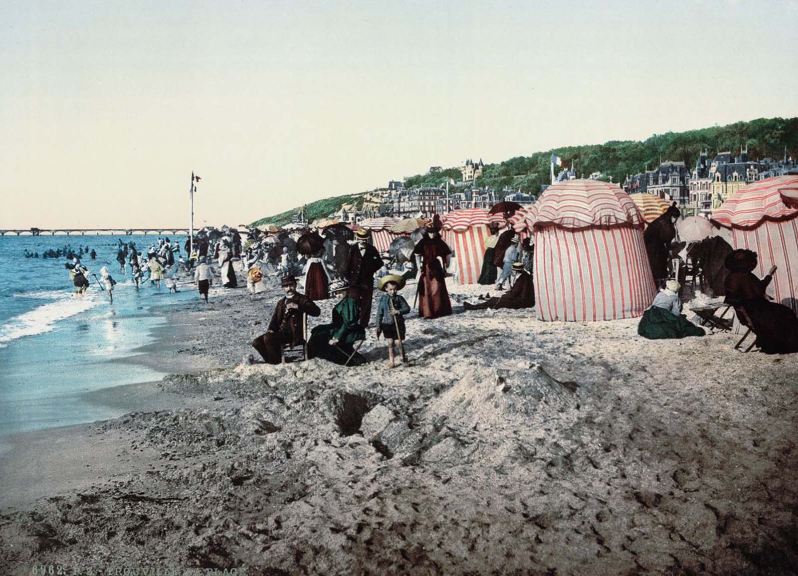 Plage de Trouville.