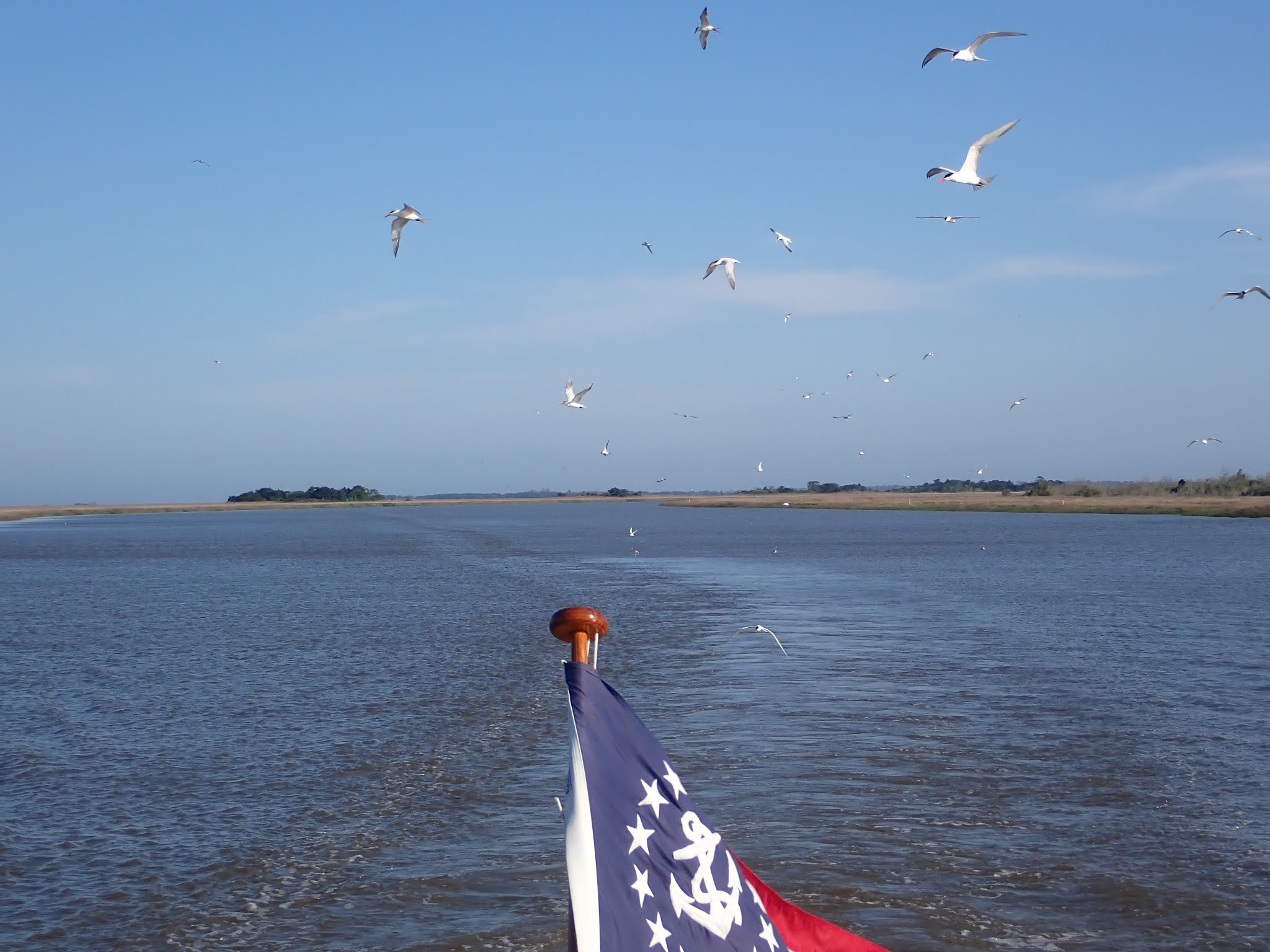 Boating with Sunset Delight 2021 Wolf Island Anchorage