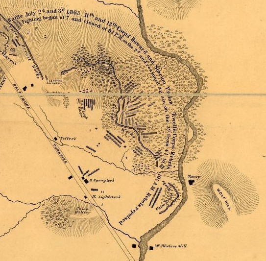 Holding Culp's Hill the 66th Ohio at Gettysburg