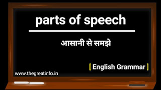 parts of speech in Hindi