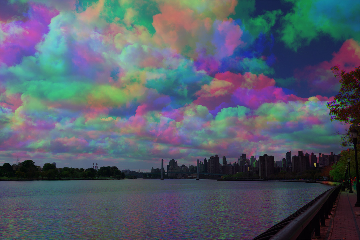 Dm Carpenter Photography Rainbow Clouds East River