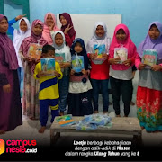 Sambut Tahun Ajaran Baru, Loetju Berbagi Buku di Dukuh Weron Pati