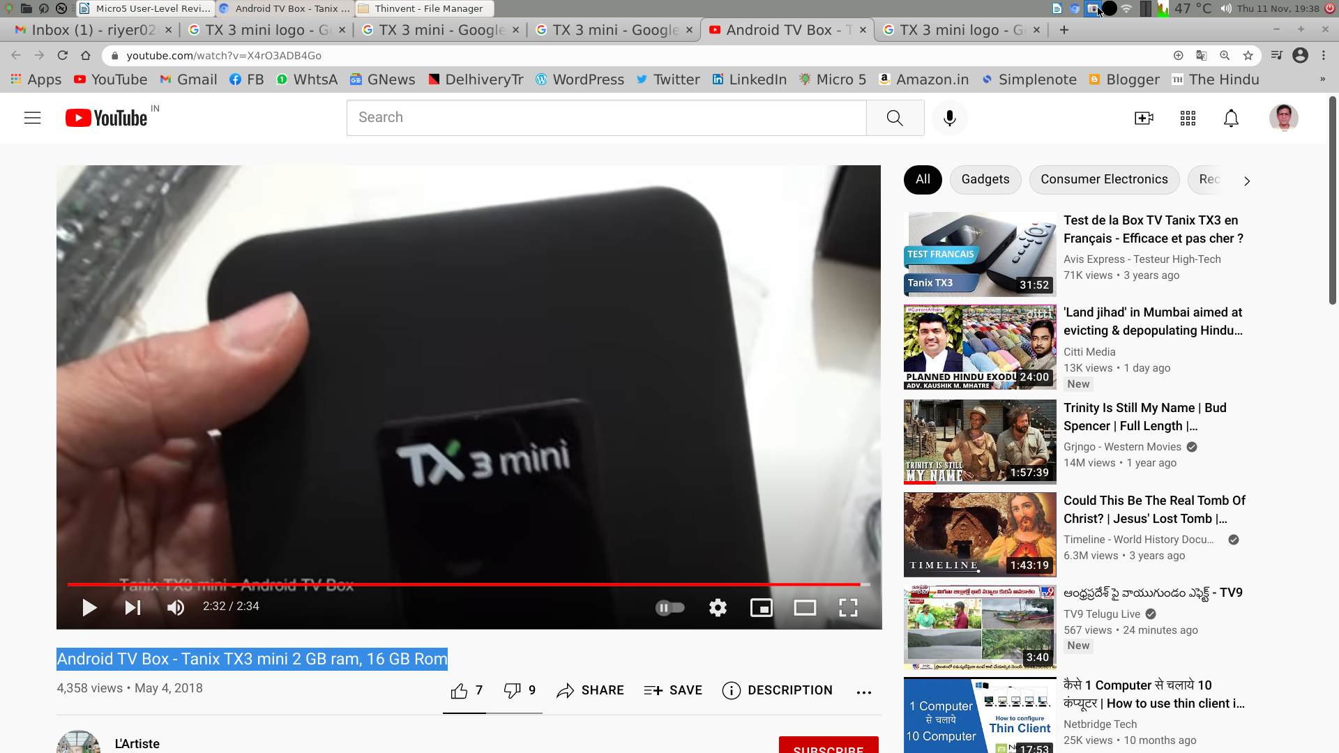Android TV Box, Original TX3 Mini Android 8.1 TV Box 2GB RAM 16GB ROM –  TT-CELLULAR
