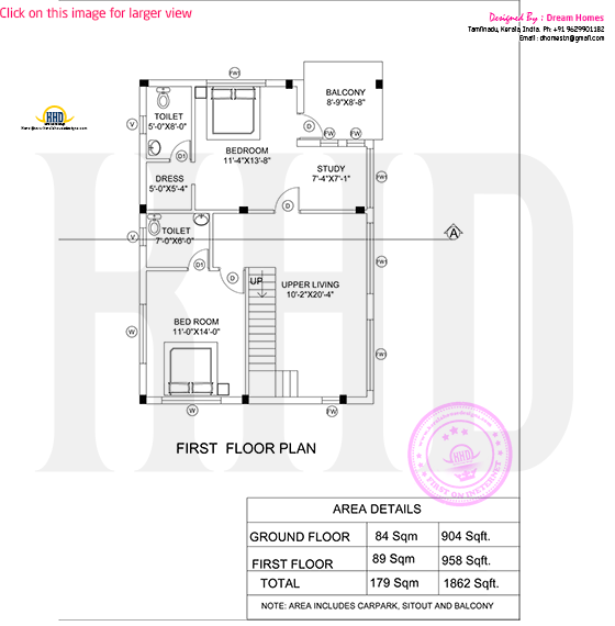 Modern house first floor