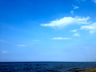 Beach Sky Cumulus Clouds In The Afternoon At Seririt Village, Buleleng, North Bali, Indonesia