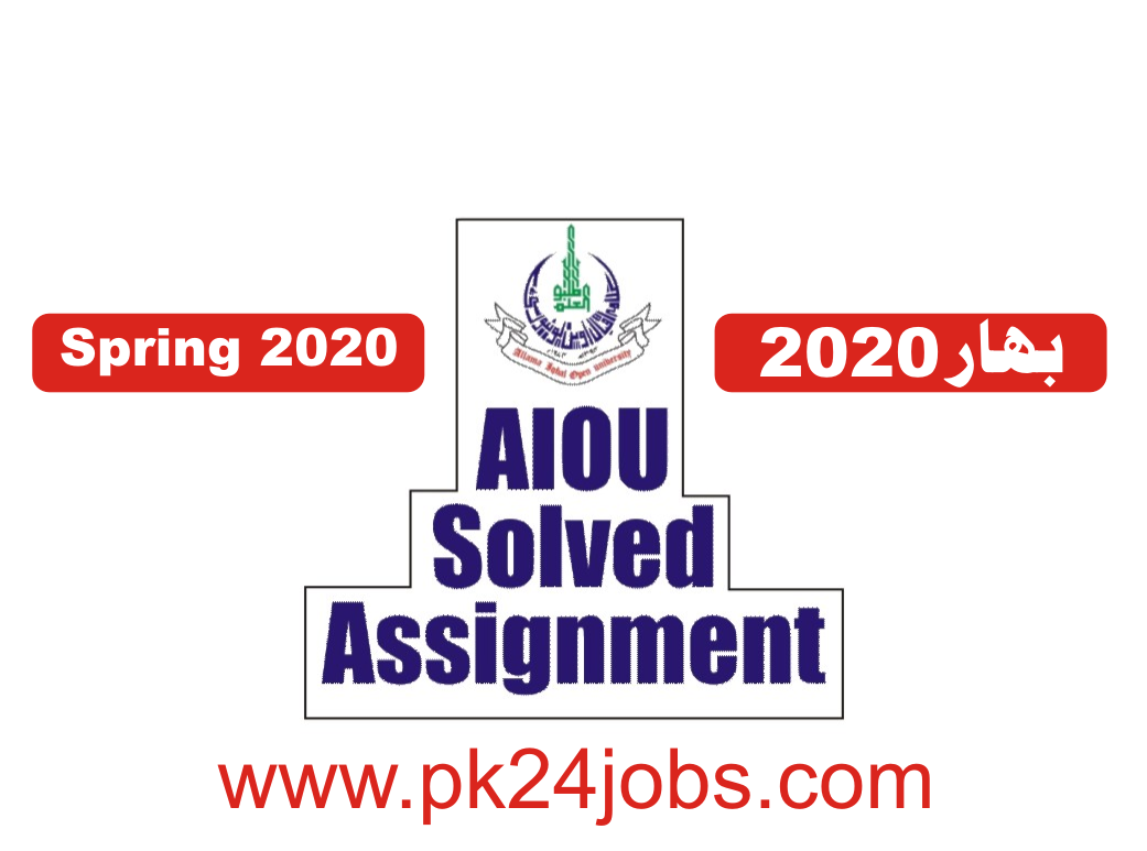 aiou assignment marks ba spring 2020