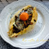 Pide turco de carne y pimientos