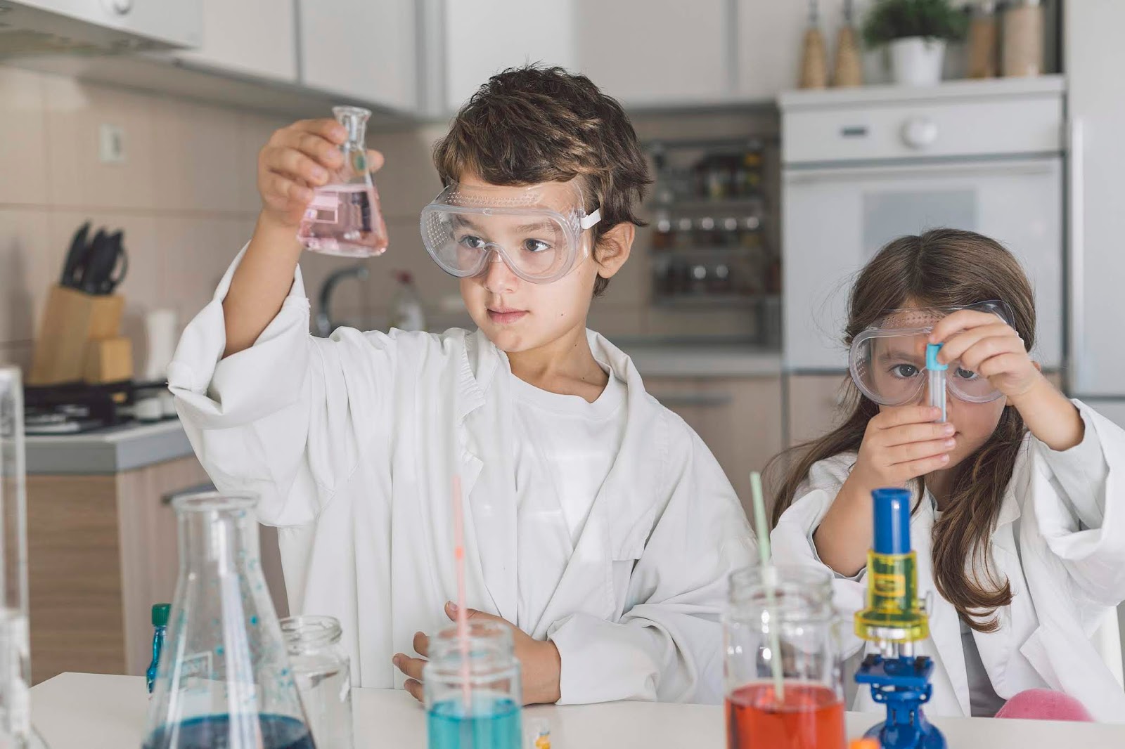 Наука для детей. Химический эксперимент. Хим опыты. Научная лаборатория для детей.