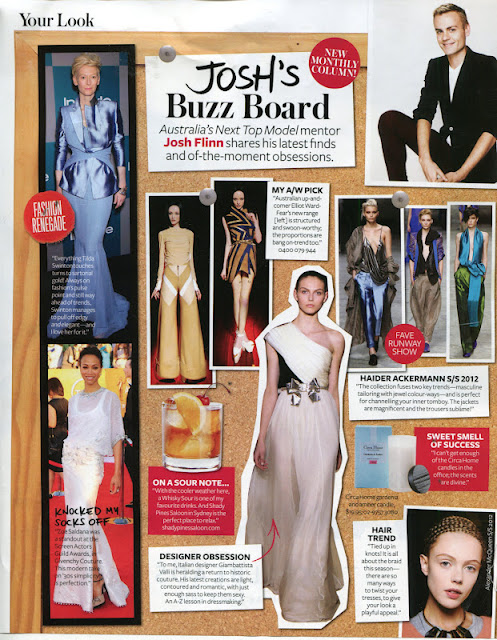 Chic Celebrity News: Josh's Buzz Board in April Instyle