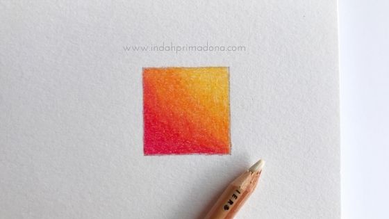 teknik blending, teknik blending dengan pensil warna, teknik mewarnai, teknik mencampur warna, mencampur pensil warna, blending colors