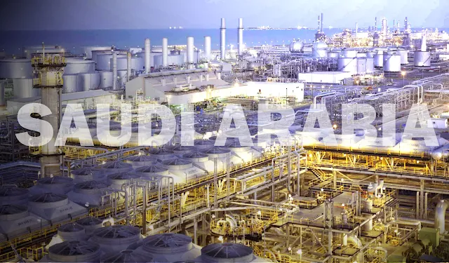 Gambar Tambang minyak Arab Saudi