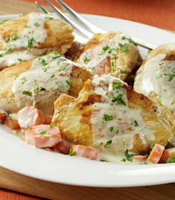 oven baked chicken fricassee