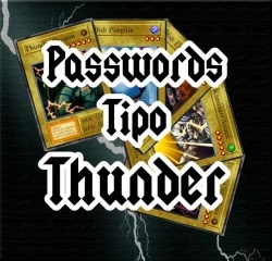 password-codigos-senhas-yugioh-fm-pro-forbidden-memories-Thunder