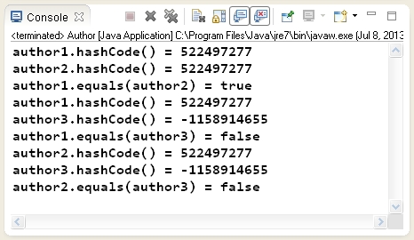 How to implement the hashCode and equals method using Apache Commons in ...