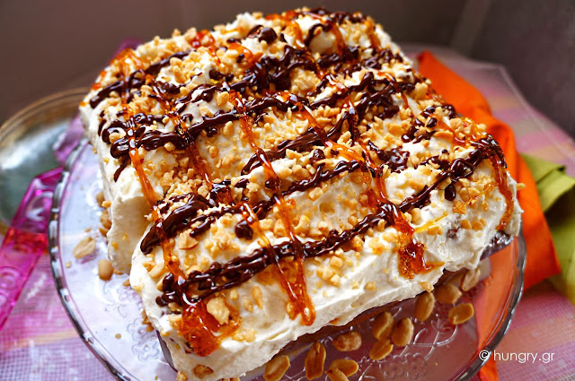 Snickers and Peanuts Torte