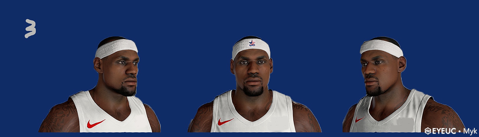 NBA 2K21 LeBron James Cyberface v2.0 by Awei - Shuajota: NBA 2K24 Mods,  Rosters & Cyberfaces