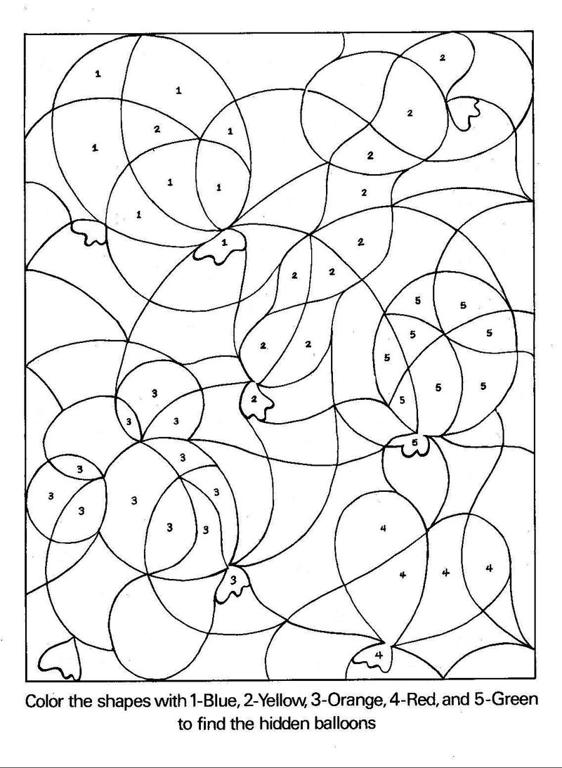 Color By Number Coloring Pages Printable - Fun, Free and Easy