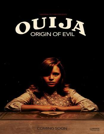 Poster Of Ouija Origin of Evil 2016 English 700MB HDCAM x264 Free Download Watch Online downloadhub.in