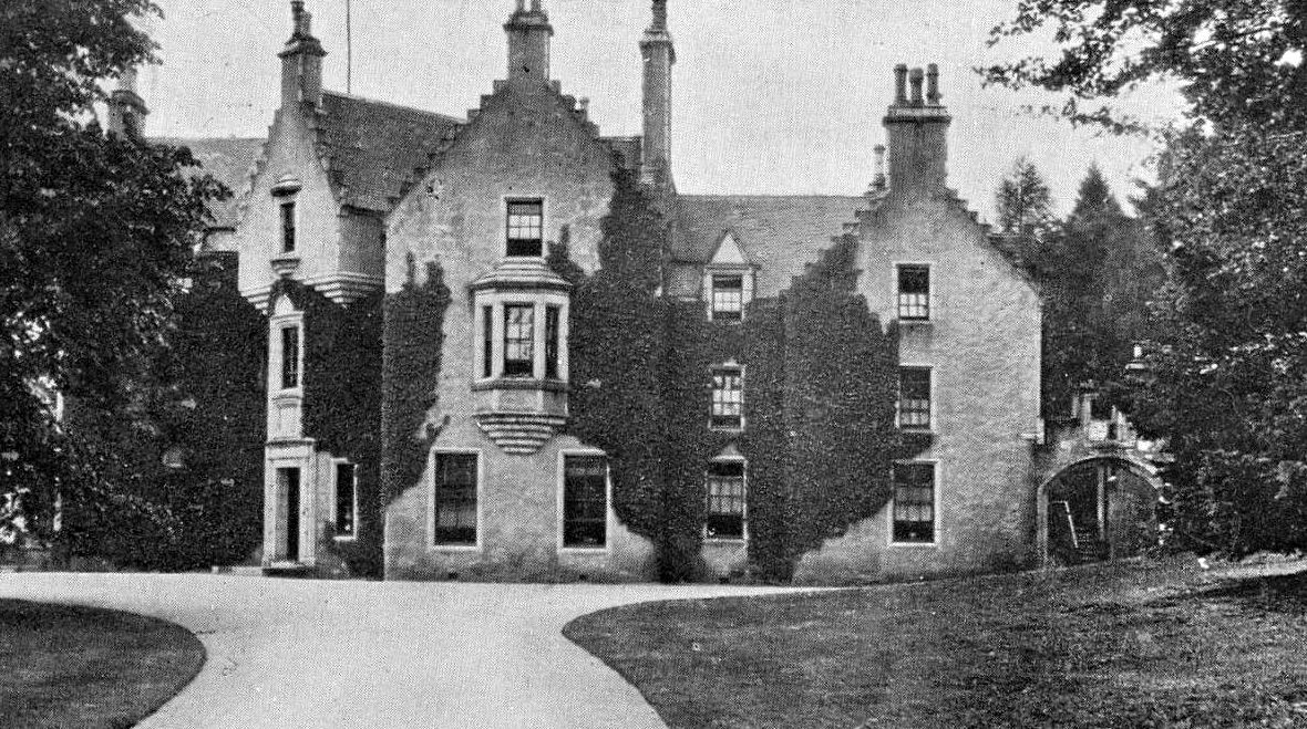 Tour Scotland Old Photograph Dess House Kincardine O'Neil Scotland