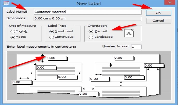 Cómo crear etiquetas en Access