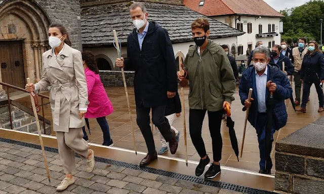 King Felipe and Queen Letizia attended the opening ceremony of the Jacobean Year 2021 in Navarra town of Roncesvalles