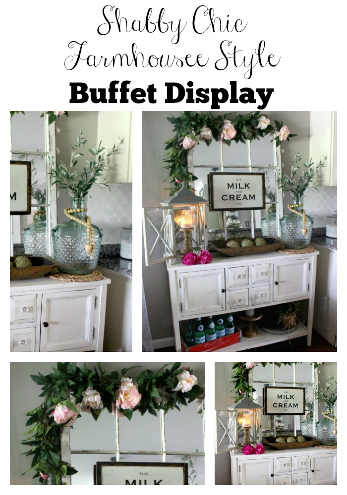 Late Spring Buffet Decor The Glam Farmhouse
