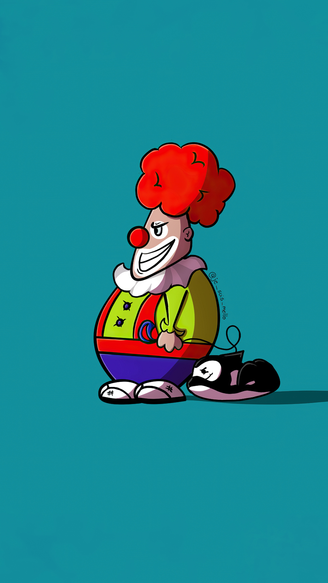 Hd Wallpaper Circus Joker Minimalism The joker wallpaper, batman, noir, heath ledger, the dark knight. free wallpapers for iphone pc and laptop