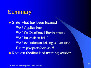 WAP - Summary ملخص
