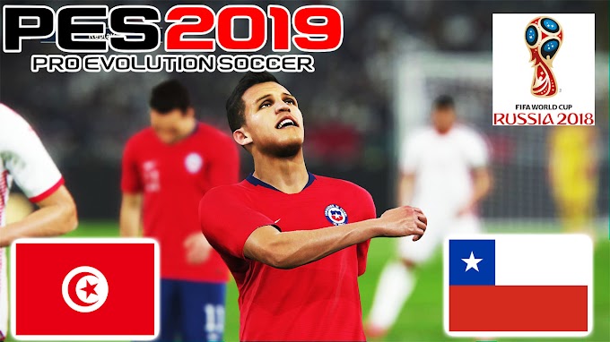 PES 2019 | Tonisia vs Chile | FiFa World Cup | PC GamePlaySSS
