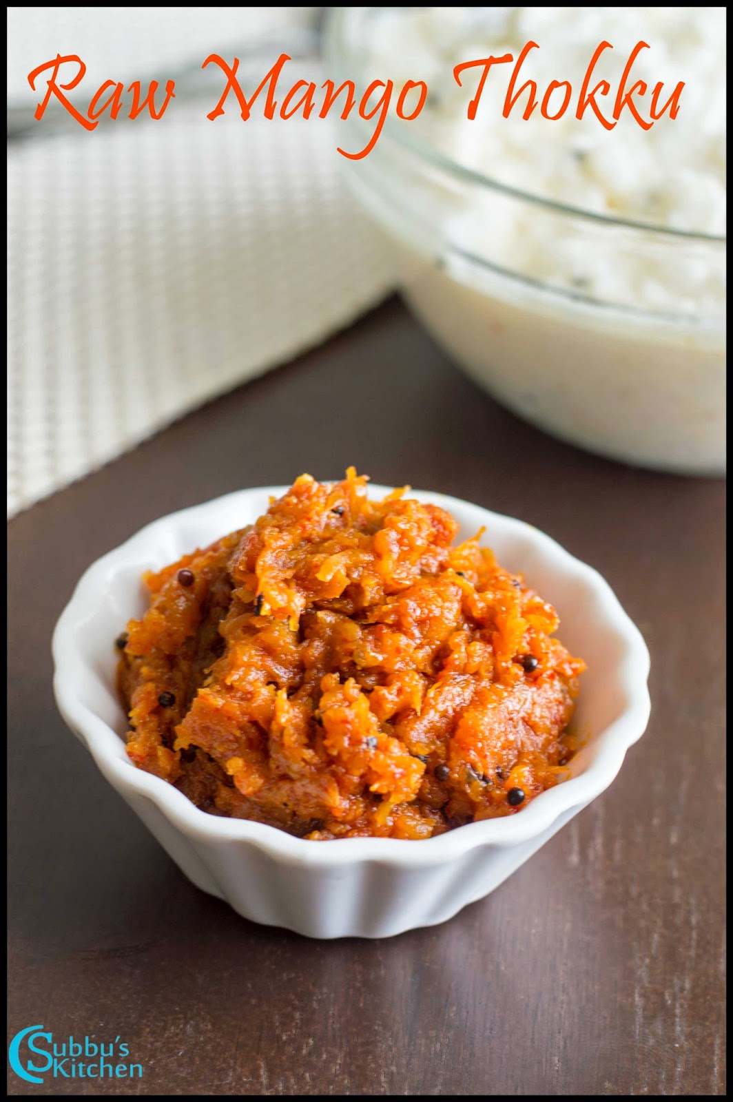 Mangai Thokku Recipe Grated Raw Mango Pickle Recipe Mango Thokku