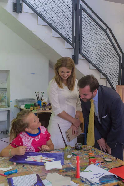 Hereditary Grand Duke Guillaume and Hereditary Grand Duchess Stephanie visited the Cooperative Association and socio-cultural Cooperations in Wiltz