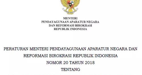 Permenpan Rb Nomor 20 Tahun 2018 Tentang Pedoman Evaluasi Kelembagaan Instansi Pemerintah Berkas Edukasi