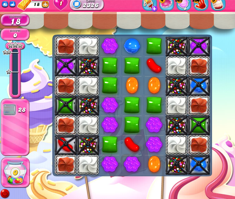 Candy Crush Saga level 2326 Candy Crush Saga level 2326