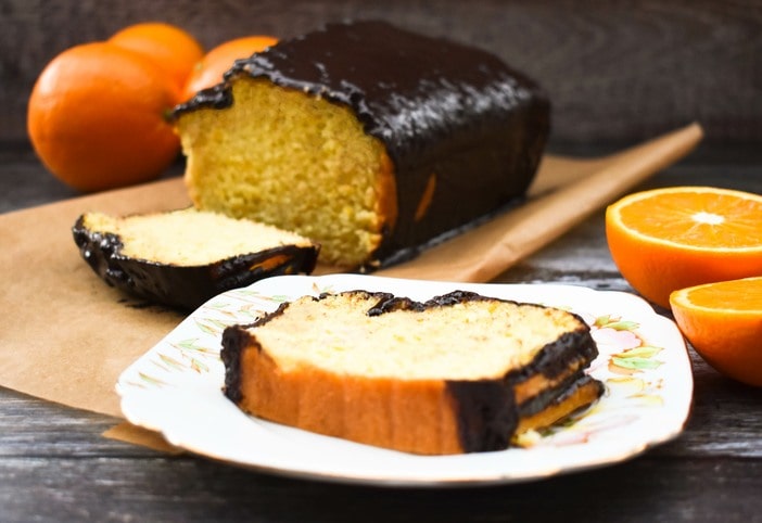 Vegan Jaffa Orange Loaf Cake