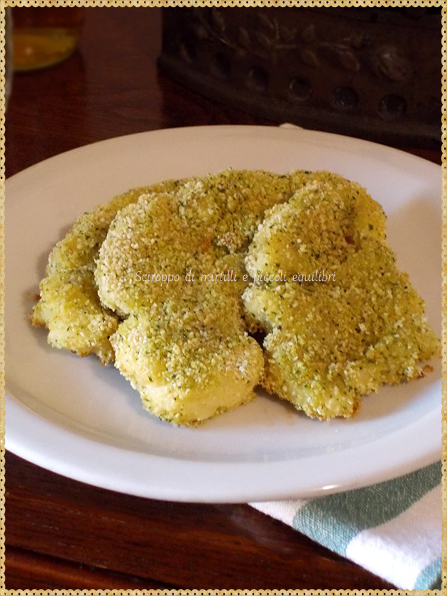 Cavolfiore impanato cotto al forno