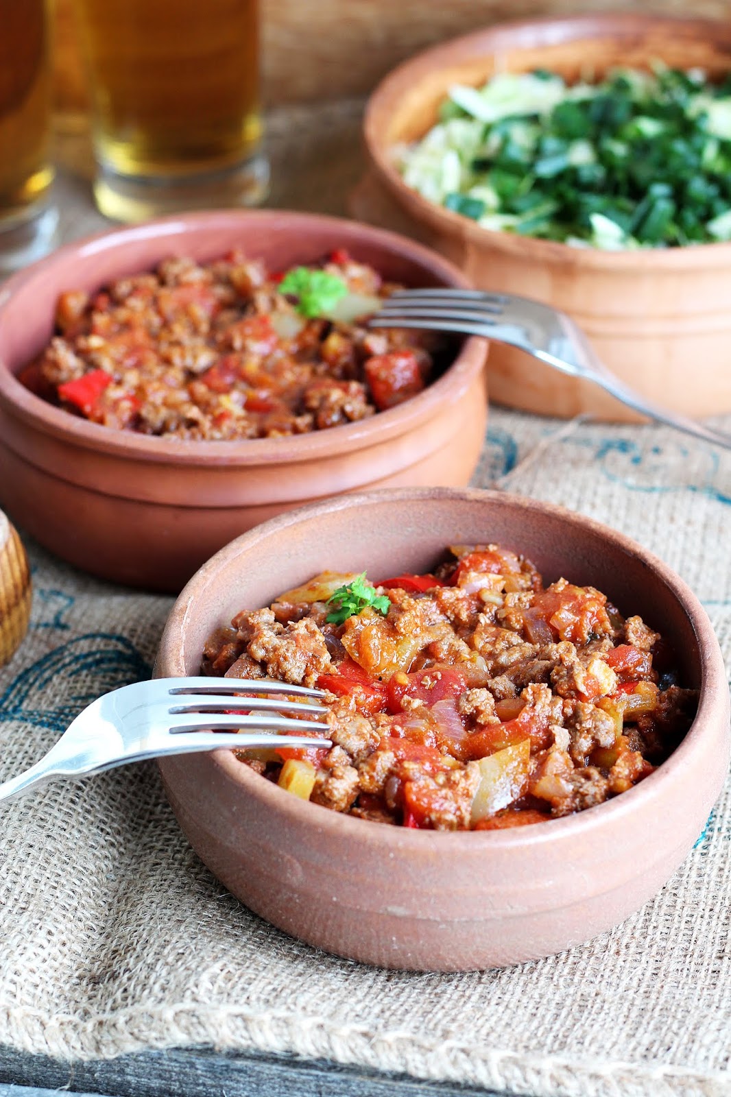 Jekin Kapric Chilli con carne Čili sa mesom (Low Carb/Keto)