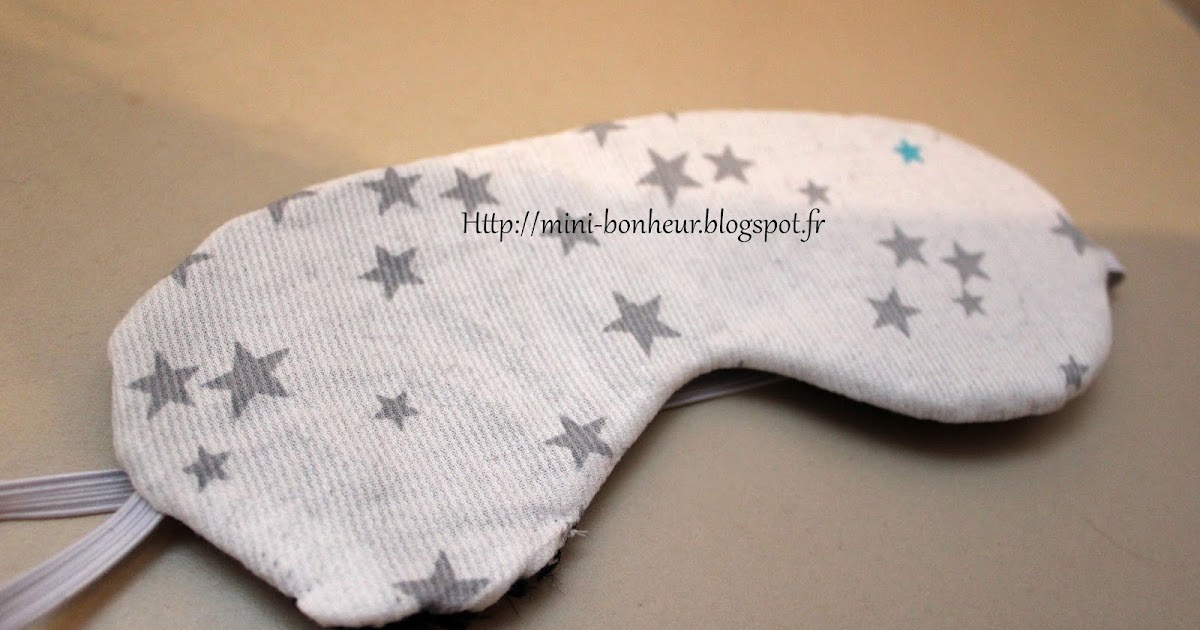 Ce Qu'il Faut De Nuit Le Masque Et La Plume Un masque de nuit pour des nuits sans soucis - DIY ~ Mini-Bonheur
