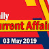 Kerala PSC Daily Malayalam Current Affairs 03 May 2019