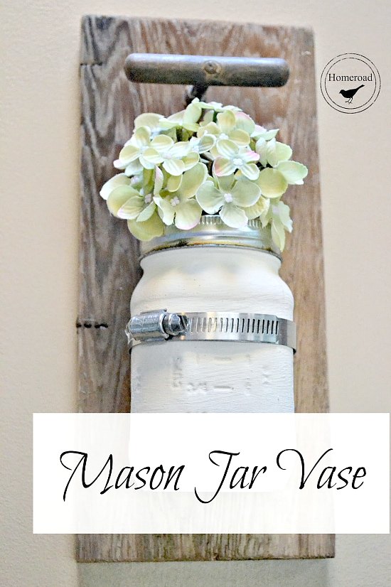 Hanging Mason Jar Vase