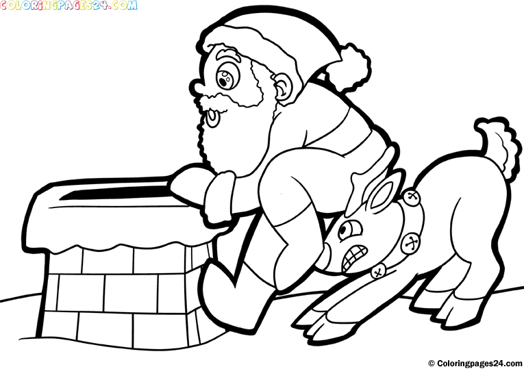 holiday themed coloring pages - photo #13