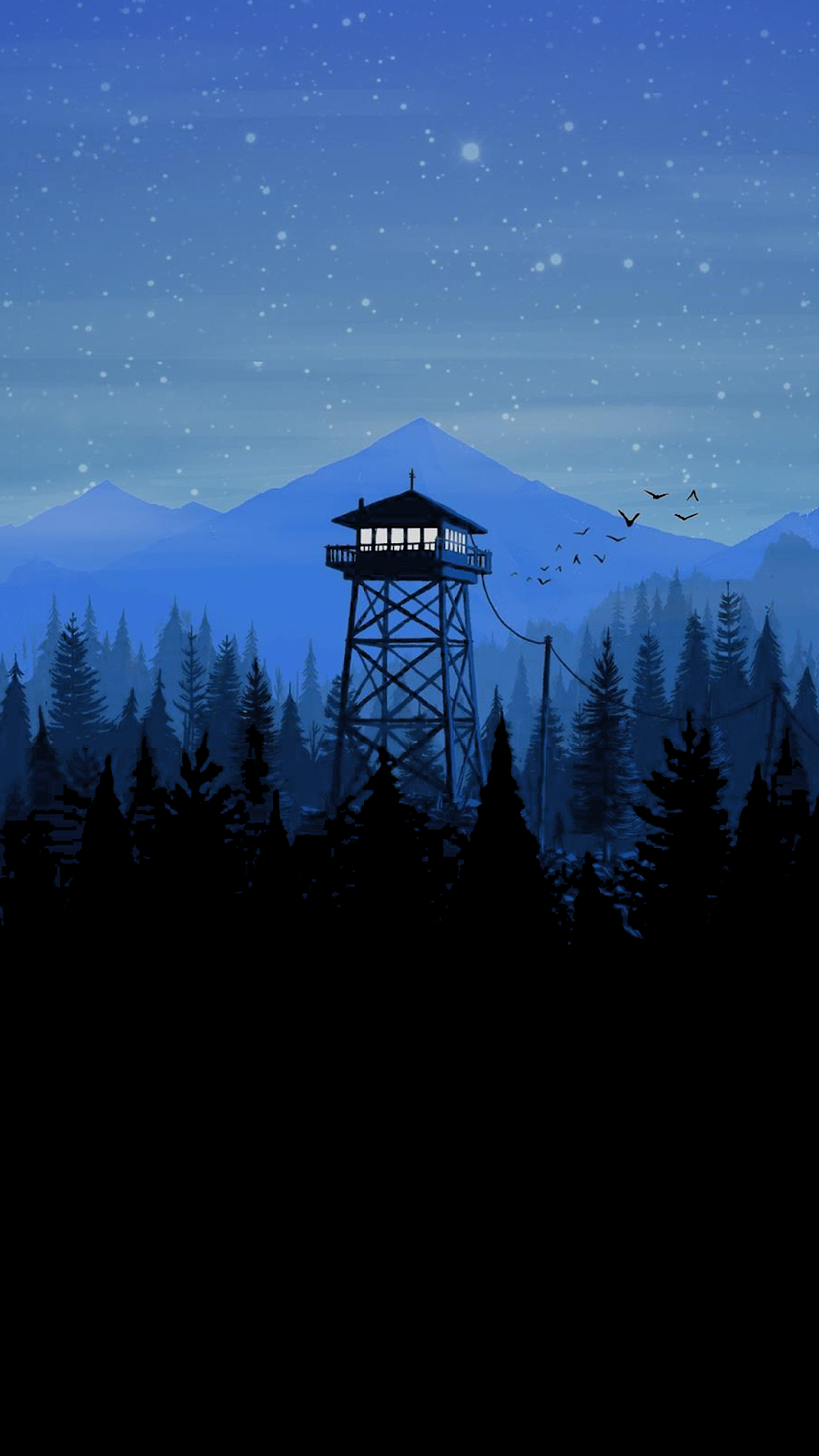 Another Firewatch Wallpaper (for Amoled display)