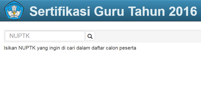 Cek Peserta Sertifikasi 2016 Melalui Sergur Kependidikan Com