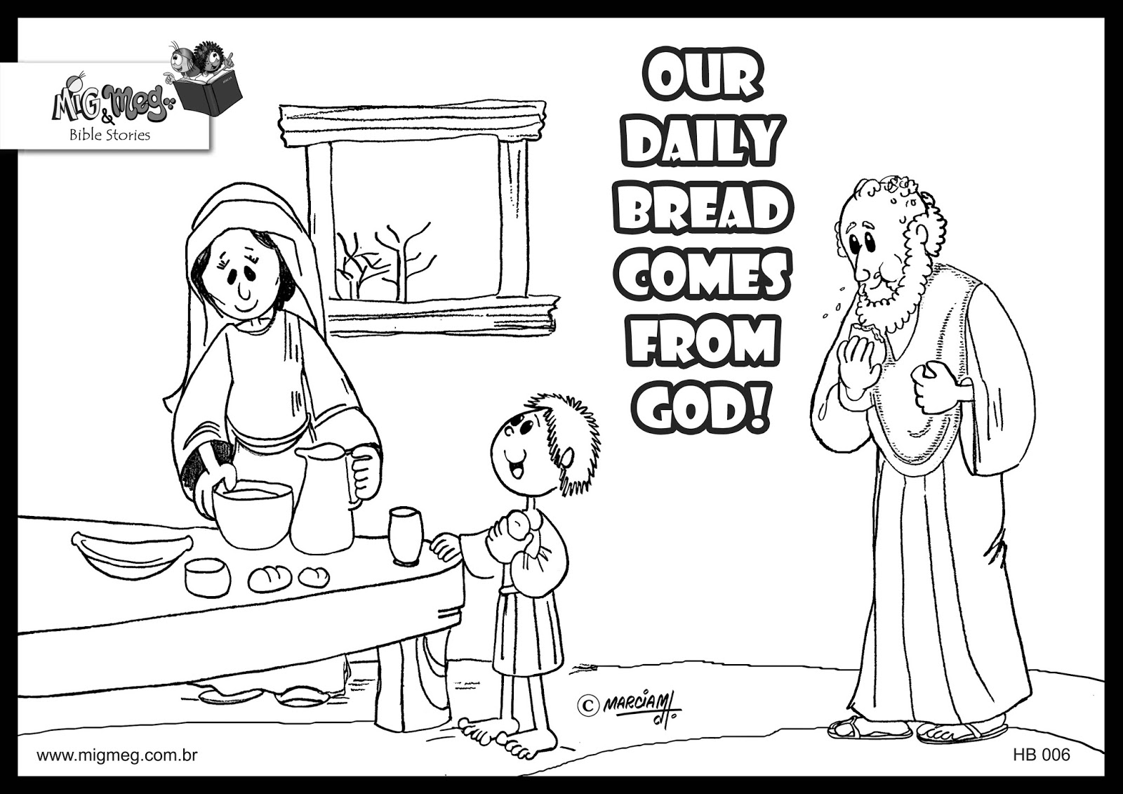 Effortfulg: Elijah And The Widow Coloring Pages