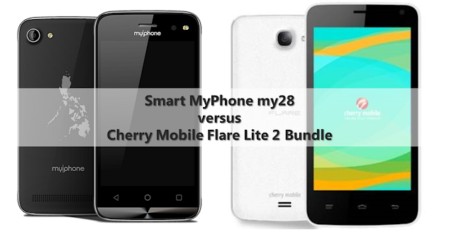Smart MyPhone my28 Bundle versus Cherry Mobile Flare Lite 2 Bundle