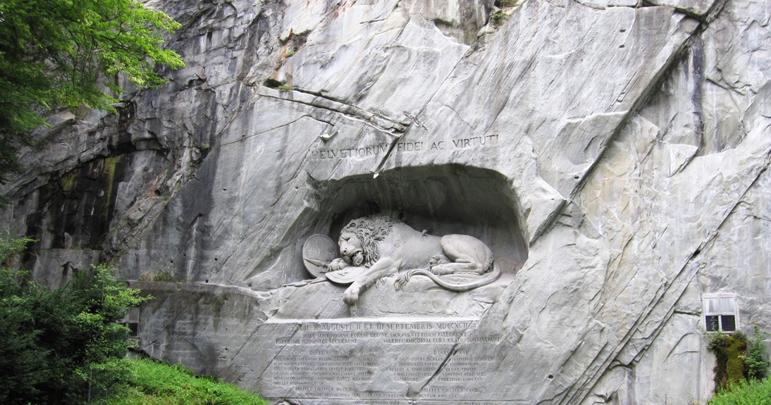 TYWKIWDBI ("TaiWikiWidbee") The lion (and pig) of Lucerne