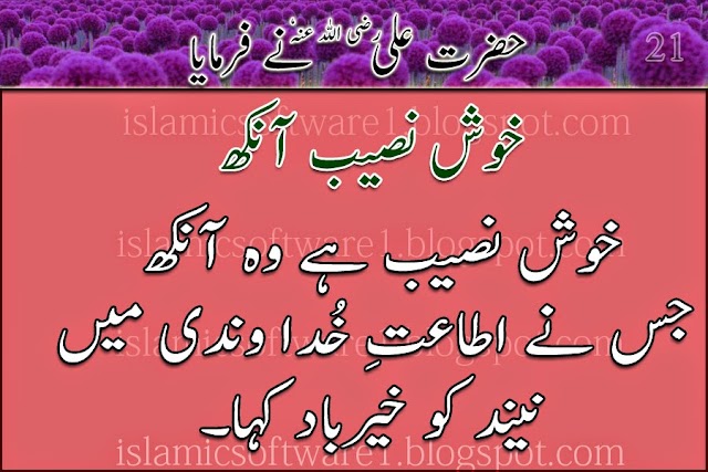 Hazrat Ali R.A aqwal e zareen in urdu, Islamic Golden words, anmol moti