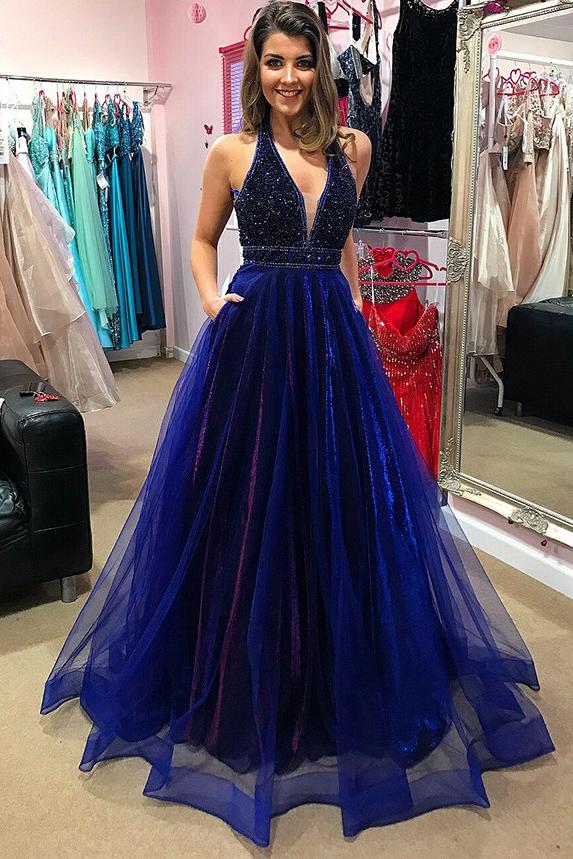 Vestidos Azul Rey Largos De Noche - deportesinc.com 1688238726