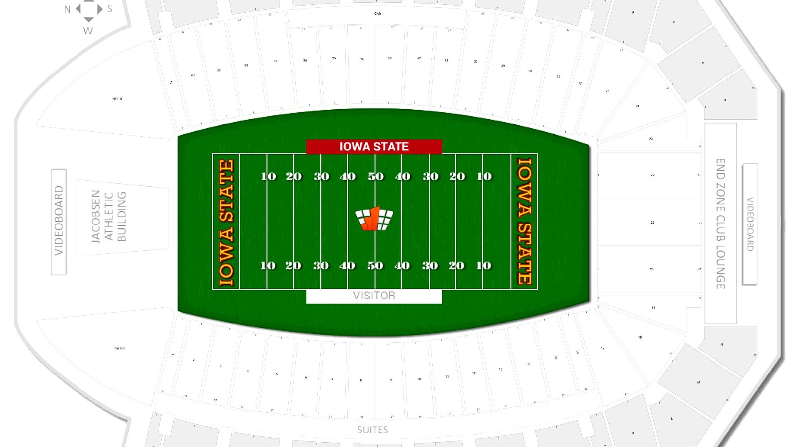 Jack Trice Stadium Parking Map Stadium Choices