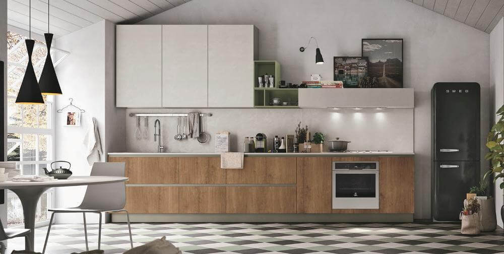 La cocina lineal: ideas para una composición perfecta - Cocinas con estilo