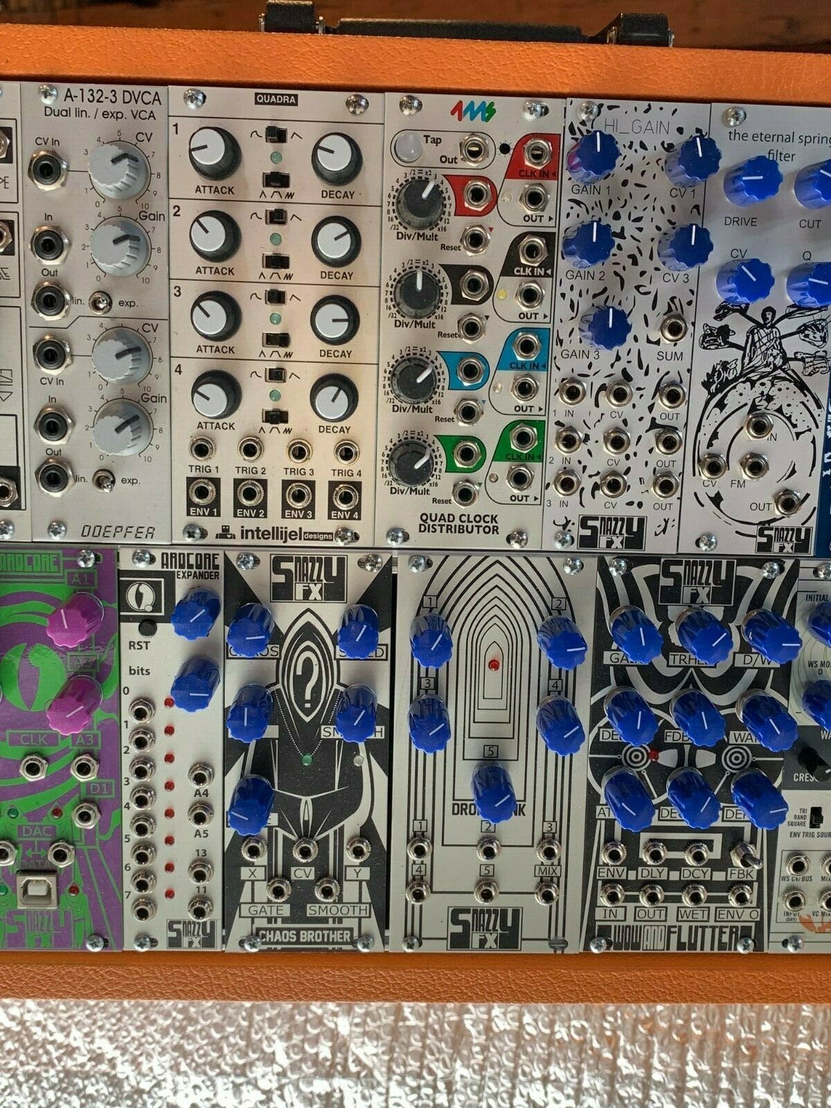 MATRIXSYNTH Complete Eurorack Modular Synth Snazzy FX SetUp (19